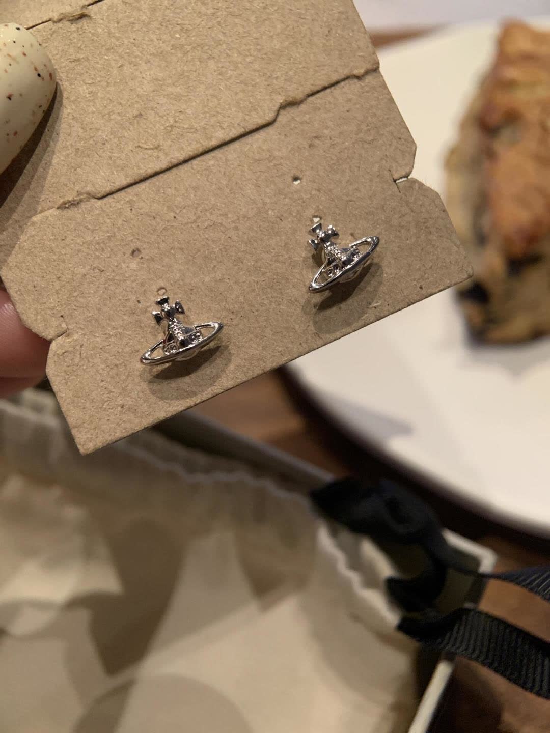 Vivienne Westwood Silver Bee Earrings